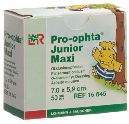 PRO-OPHTA Jun pans occlusif maxi 7.0x5.9cm 50 pce