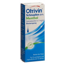 OTRIVIN Rhume spray doseur 0.1 % Menthol 10 ml