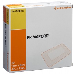 PRIMAPORE pansement adhésif 10x8cm stérile 20 pce