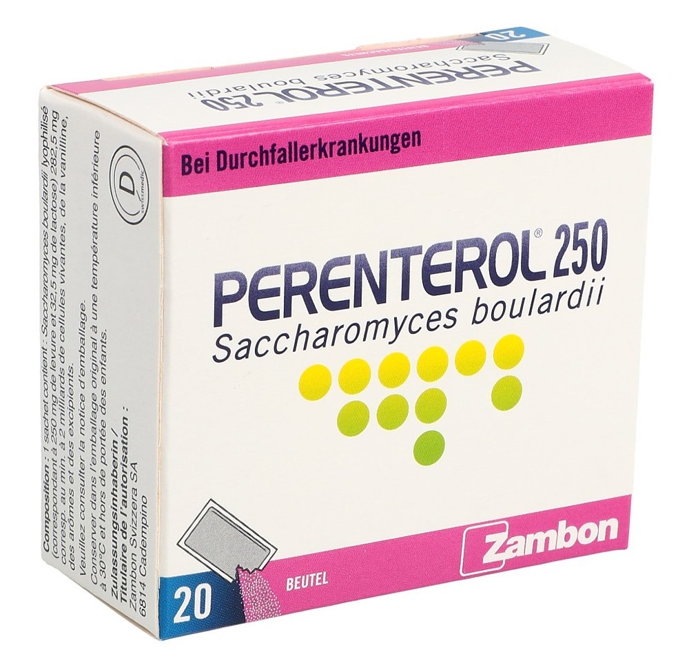 PERENTEROL pdr 250 mg sach 20 pce