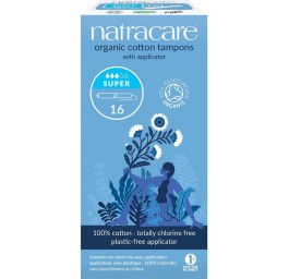 NATRACARE tampons avec applicateur super 16 pce