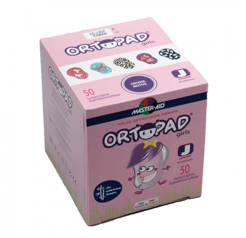 ORTOPAD emplâtre occlu jun girls -2a 50 pce