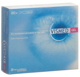 VISMED gel 3 mg/ml hydrogel 20 monodos 0.45 ml