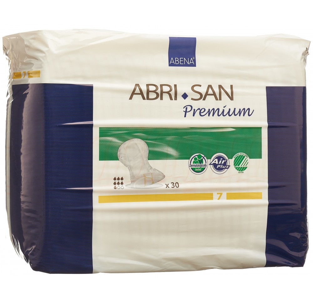 ABRI-SAN Premium Nr7 jaune 30 pce