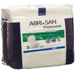 ABRI-SAN Premium Nr10 37x73cm bleu 21 pce