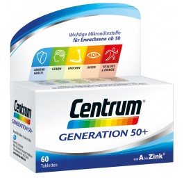 CENTRUM generation 50+ cpr 60 pce