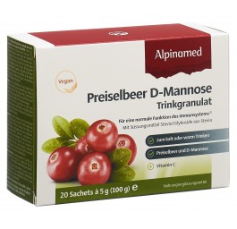 ALPINAMED Airelle rouge D-Mannose gran 20 sach 5 g