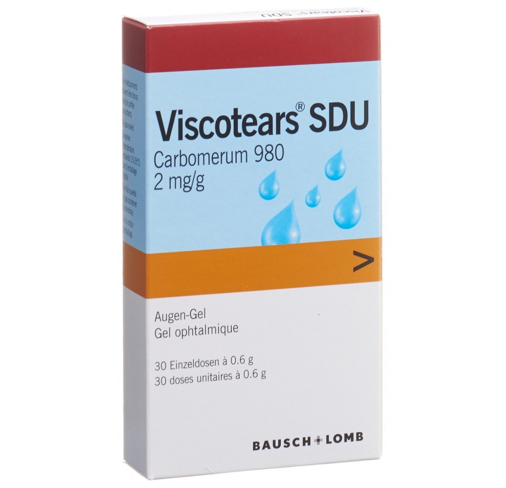 VISCOTEARS SDU gel opht 30 monodos 0.6 g