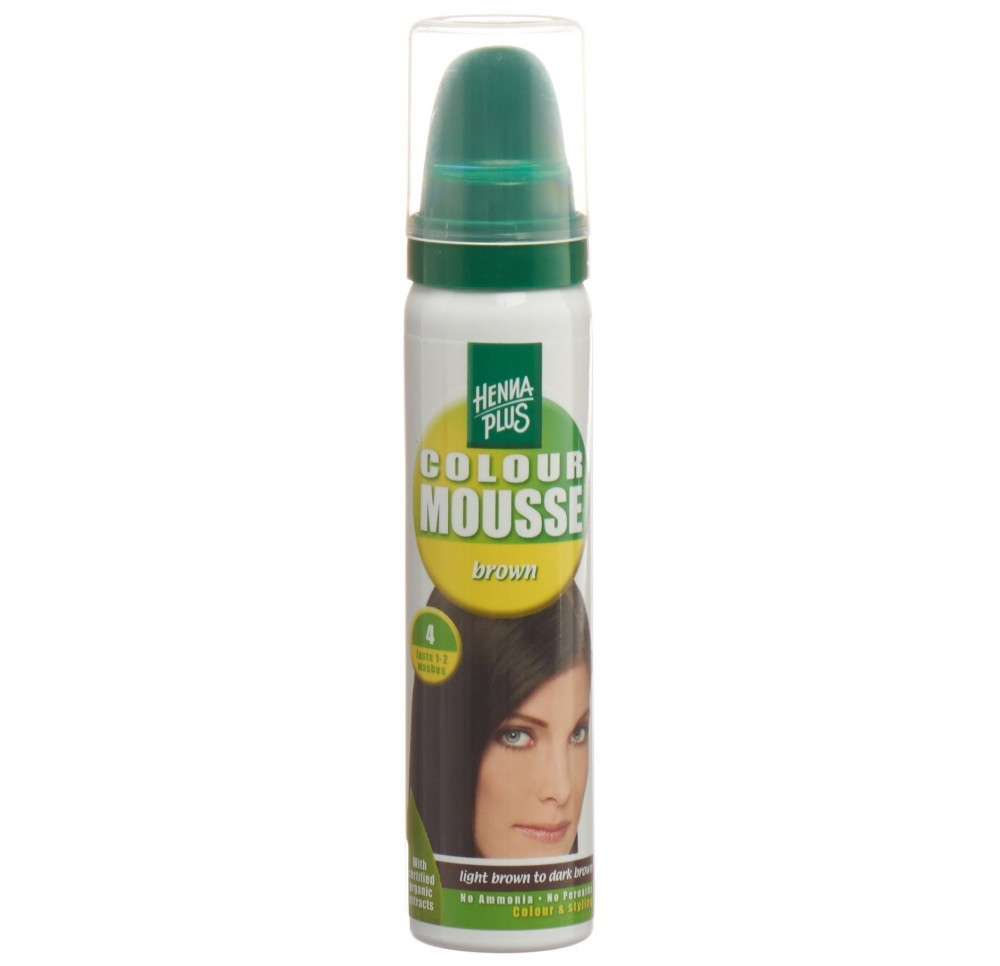 HENNA PLUS colour mousse brown 4 75 ml