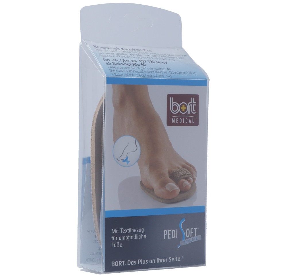 BORT PEDISOFT pad pour orteil déformé large BORT PEDISOFT pad pour orteil déformé large