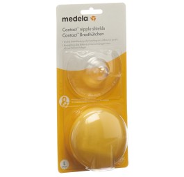 MEDELA Contact bouts sein L 24mm avec box 1 paire