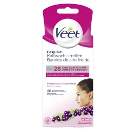 VEET cire froide bande dépil visage 10 x 2 pce