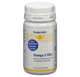 BURGERSTEIN Omega-3 DHA caps moll bte 100 pce