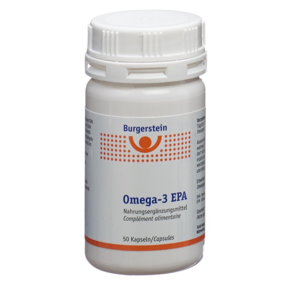BURGERSTEIN Omega 3-EPA caps moll bte 50 pce BURGERSTEIN Omega 3-EPA caps moll bte 50 pce