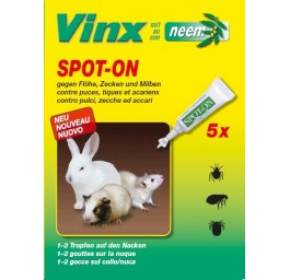 VINX bio spot on gouttes au neem rongeur 5 x 1 ml