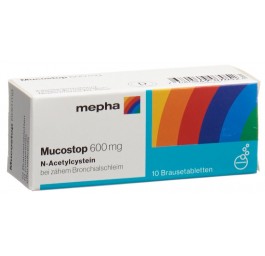 MUCOSTOP cpr eff 600 mg bte 10 pce