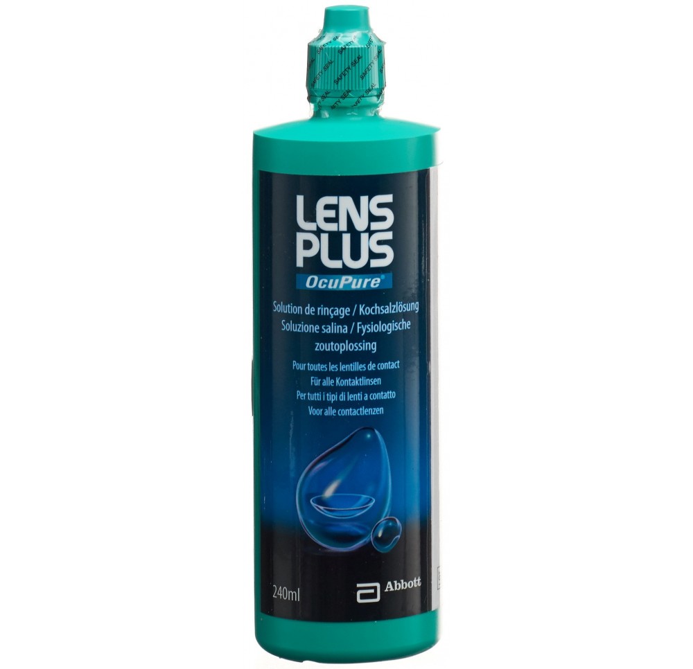 LENS PLUS OcuPure solution saline fl 240 ml