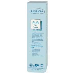 LOGONA PUR déo spray fl verre 100 ml