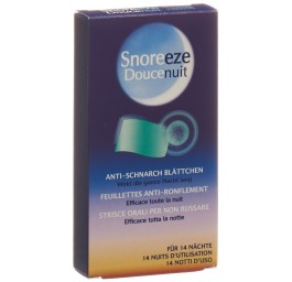 SNOREEZE doucenuit feuillettes anti-ronflem 14 pce