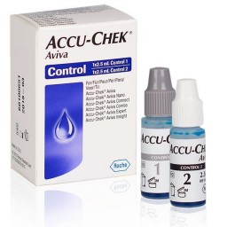 ACCU-CHEK AVIVA solution de contrôle 2 x 2.5 ml