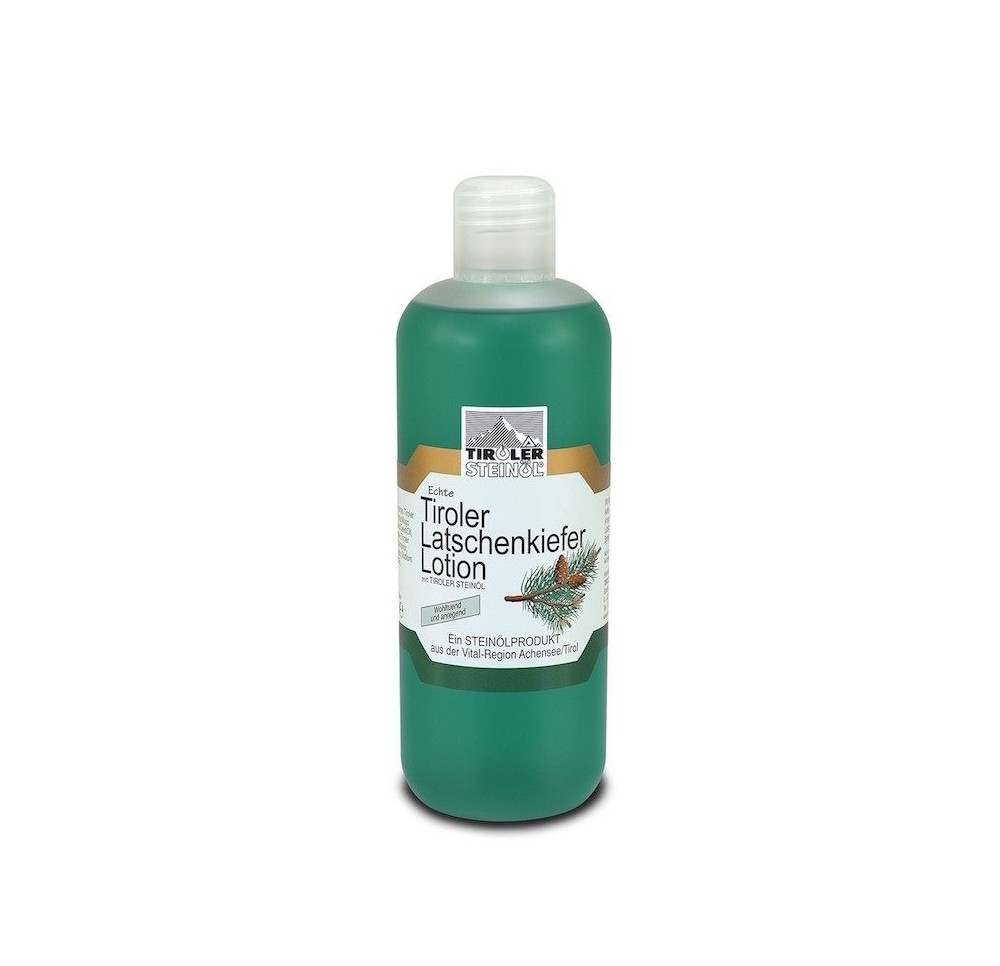 TIROLER STEINÖL lotion pin montagne Tyrol 500 ml