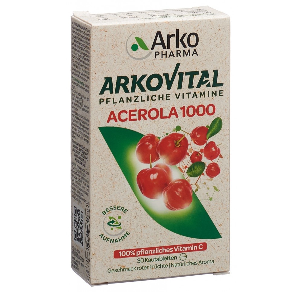 ARKOVITAL Acerola Arko cpr 1000 mg 30 pce