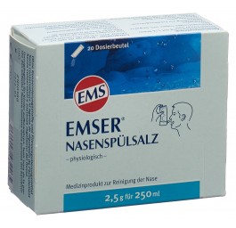 EMSER sel de rinçage nasal 20 sach 2.5 g