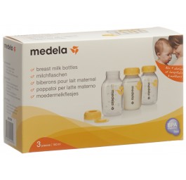 MEDELA biberon 150ml couv et empièc 3 pce