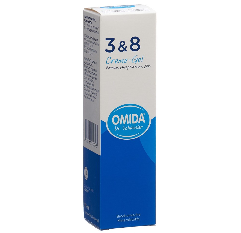 OMIDA SCHÜSSLER no3&8 ferr pho plus crè-gel 75 ml