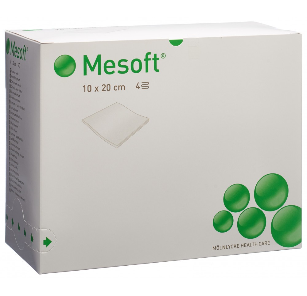 MESOFT NW compresses 10x20cm st 60 x 2 pce