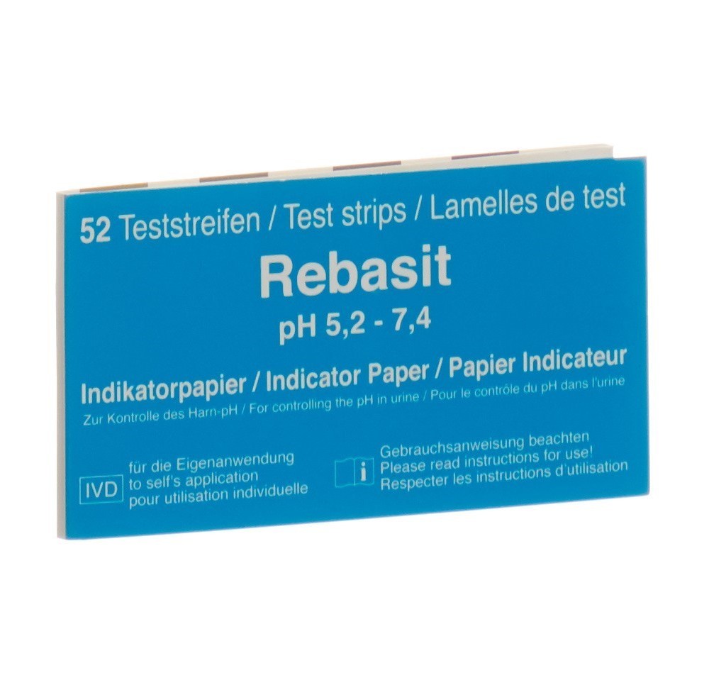 REBASIT papier indicateur bandel PH5.2-7.4 52 pce