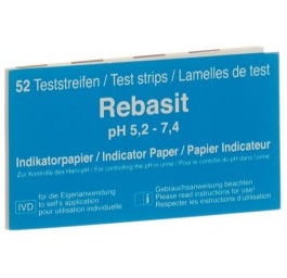 REBASIT papier indicateur bandel PH5.2-7.4 52 pce