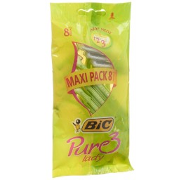 BIC Pure Lady rasoir 3-lames maxi-pack 8 pce