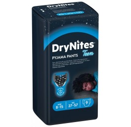 HUGGIES DRYNITES couches nuit boy 8-15ans 9 pce