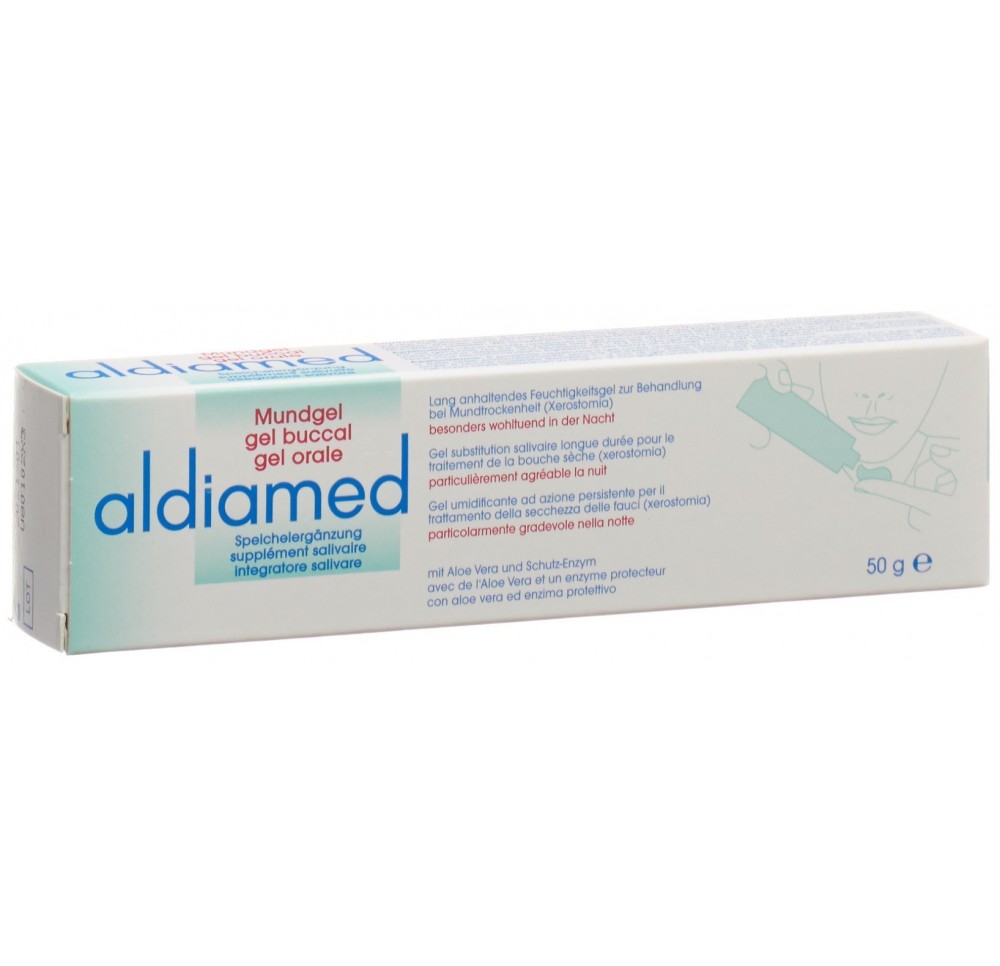 ALDIAMED Gel buccal pr bouche sèche tb 50 g