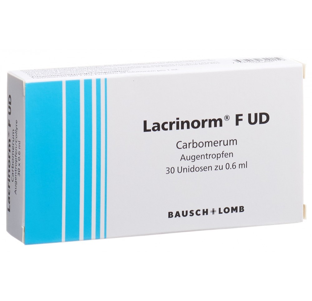 LACRINORM F UD gtt opht 30 unidos 0.6 ml