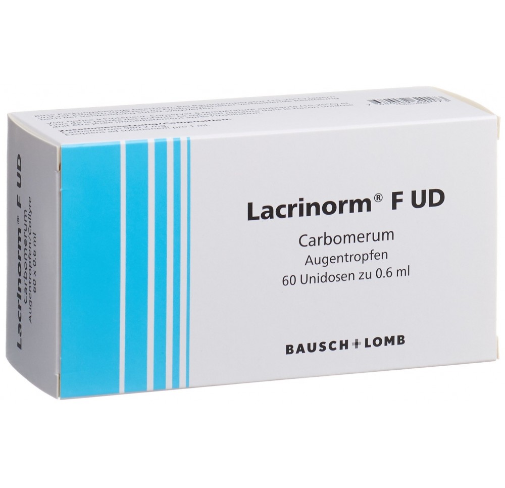 LACRINORM F UD gtt opht 60 unidos 0.6 ml