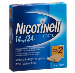 NICOTINELL 2 moyen patch mat 14 mg/24h 7 pce