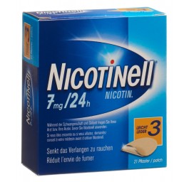 NICOTINELL 3 léger patch mat 7 mg/24h 21 pce