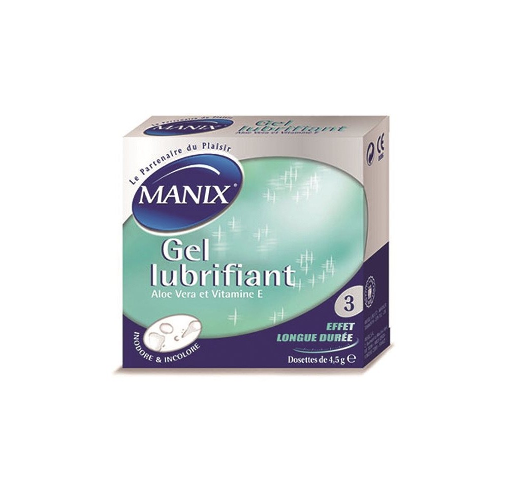 MANIX gel lubrifiant 3 x 4.5 g