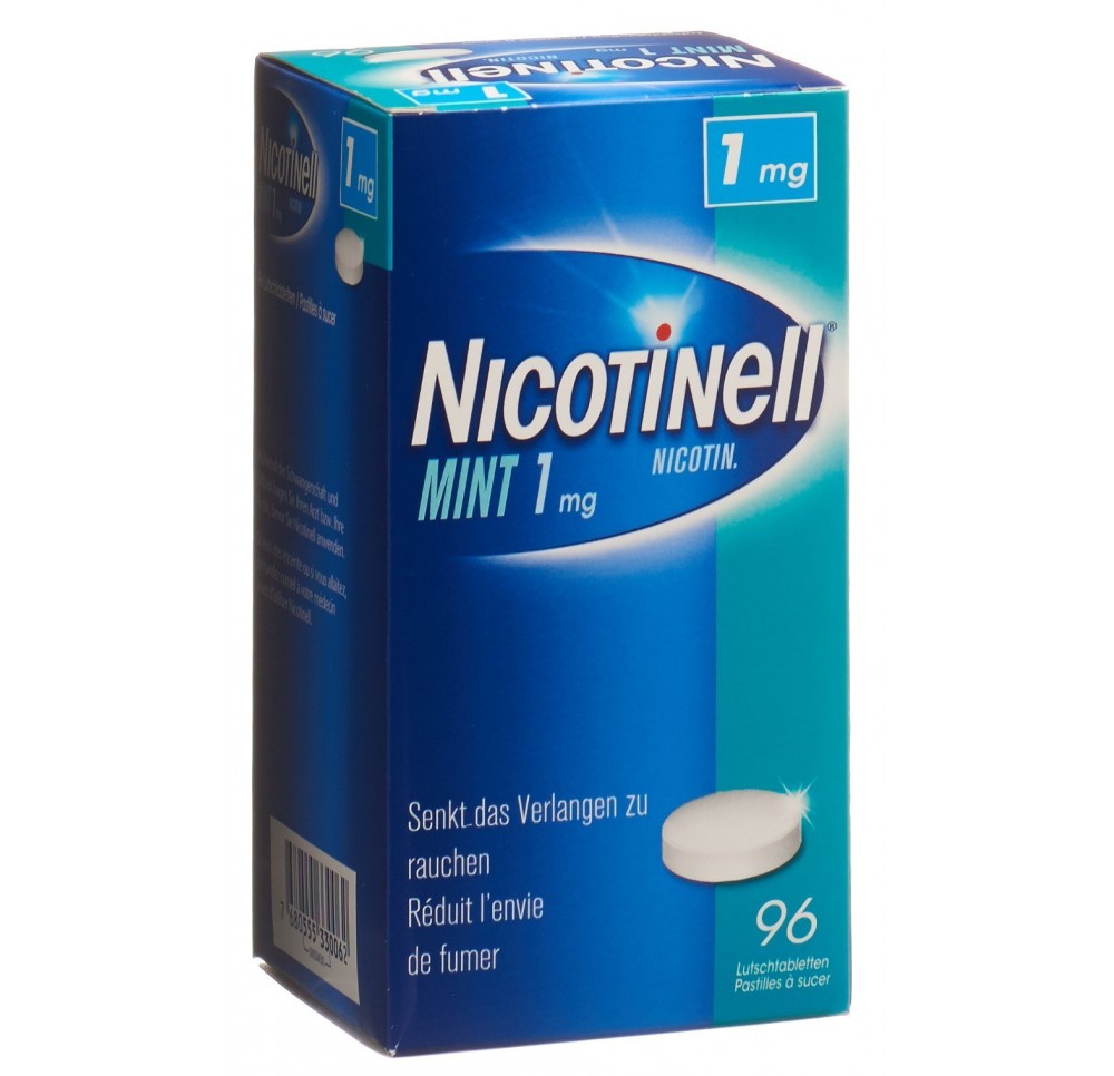 NICOTINELL cpr sucer 1 mg mint 96 pce