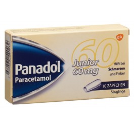 PANADOL Junior supp 60 mg 10 pce