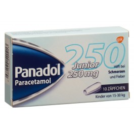 PANADOL Junior supp 250 mg 10 pce