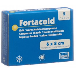 FORTACOLD compr chaud froid réutilis 6x8cm 2 pce