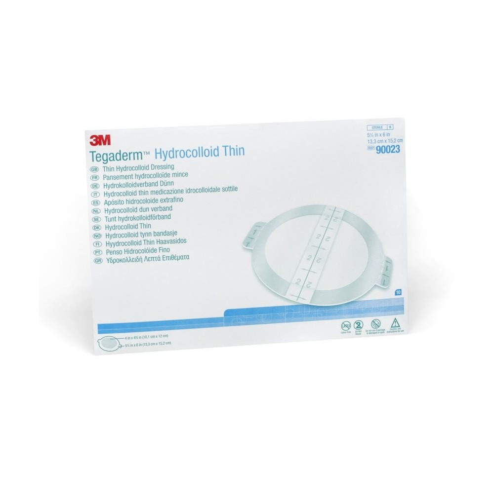 3M TEGADERM hydrocolloid thin 10x12cm ovale 10 pce