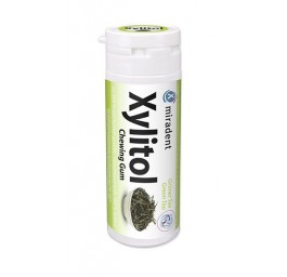 MIRADENT Xylitol Chewing Gum thé vert 30 pce