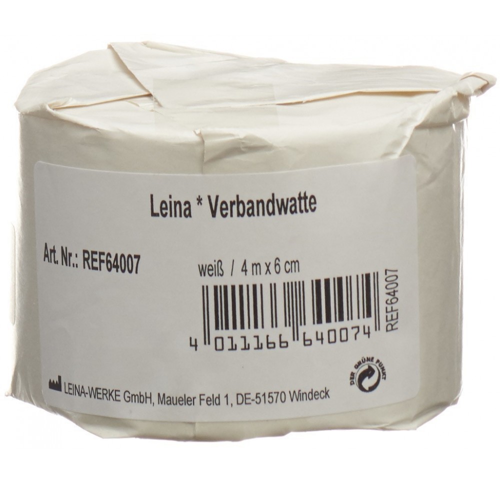 LEINA ouate pansement 4mx6cm roulé DIN61640