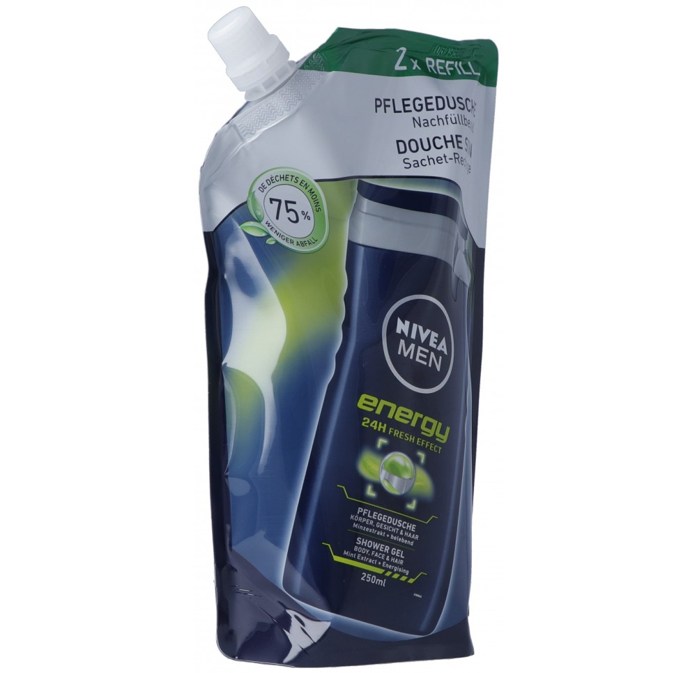 NIVEA Men Douche de Soin Energy refill 500 ml