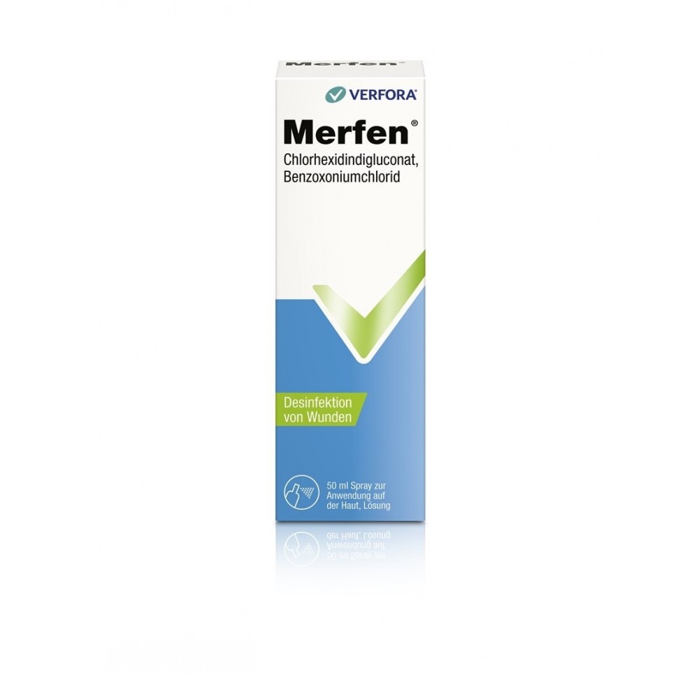 MERFEN solution aqueuse incolore spr 50 ml