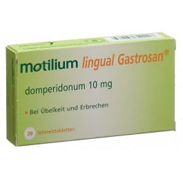 MOTILIUM lingual Gastrosan 10 mg 20 pce